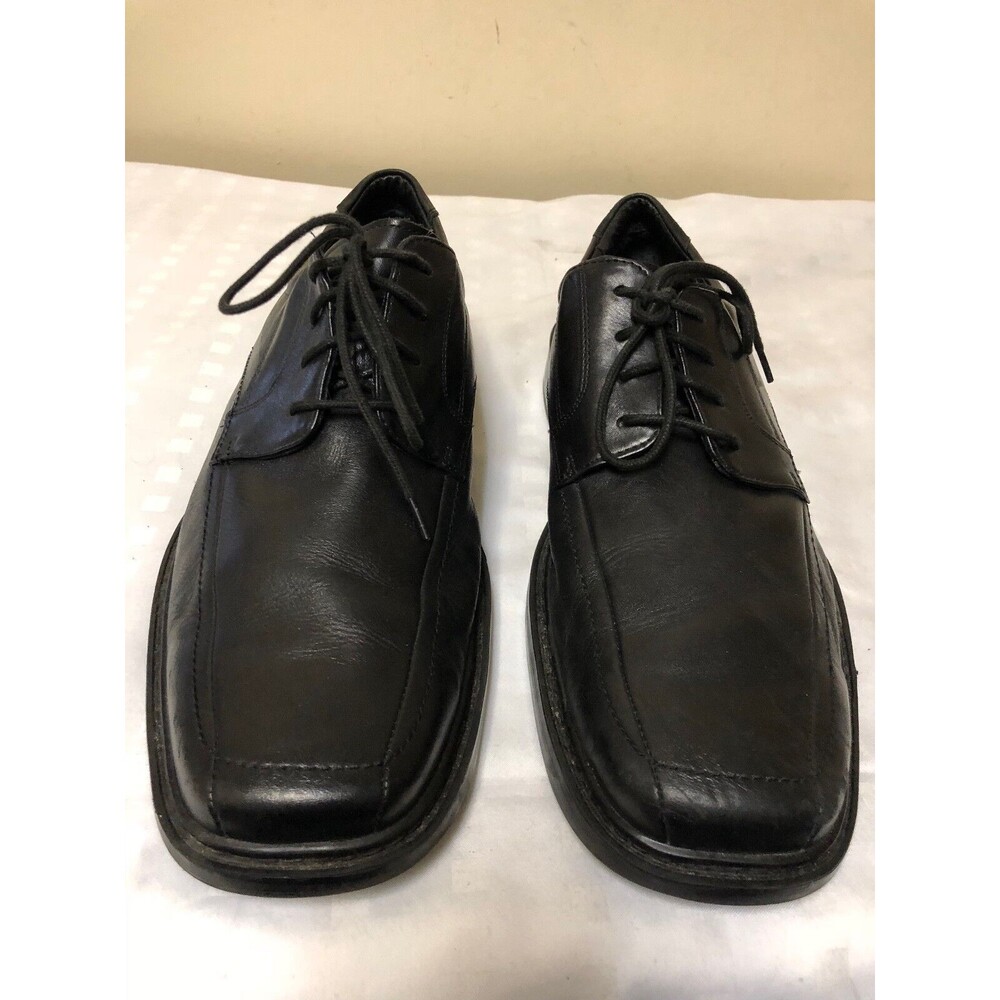 Bostonian 2 pod comfort  Men lace up leather black  shoes Size US  11 M